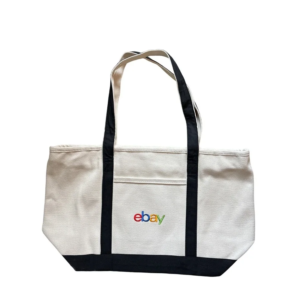 eBay Open 2024 Limited Ed Canvas Tote Bag 21 X 12 X 8 